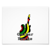 la guitarra oscila el soporte del texto del rasta  fotografia