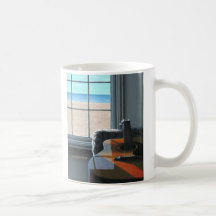 La guitarra "toma cinco " taza de café