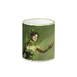 La hada verde taza de café