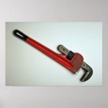 La herramienta de la llave de tubo para dar vuelta posters