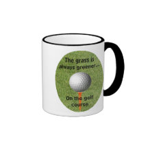 La hierba es siempre… un golf más verde - taza