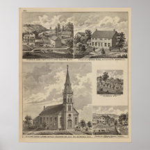 La iglesia de San Pedro, Caledonia, Minnesota Posters