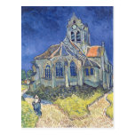 La iglesia en el Auvers-sur-Oise Tarjetas Postales
