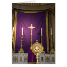 La iglesia Pascua altera Tarjeta