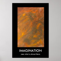 La IMAGINACIÓN, considera cuál está casi allí Posters