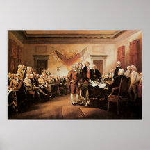 La impresión americana de la constitución posters