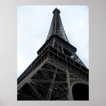 La impresión de la torre Eiffel Poster
