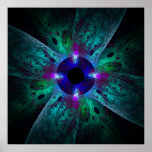 La impresión del arte abstracto del ojo impresiones
