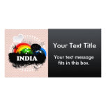 La India con sabor a fruta linda Tarjetas Fotograficas Personalizadas