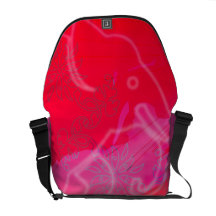 La India en la bolsa de mensajero rosada Bolsas Messenger