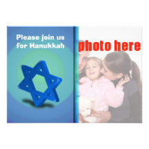 La invitación Chanukkah de Jánuca se une a por fav