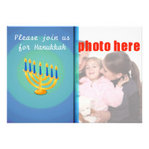 La invitación Chanukkah de Jánuca se une a por fav
