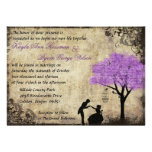 La invitación del boda del vintage de la oferta