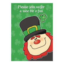 La invitación MÁS LINDA del día del St. Patricks d