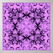 La lavanda cruza el caleidoscopio posters