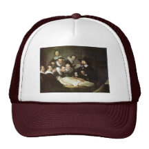 La lección de la anatomía del Dr. Nicolaes Tulp. Gorro