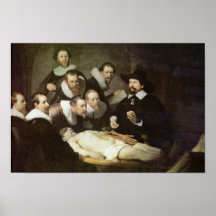 La lección de la anatomía del Dr. Nicolaes Tulp. Posters