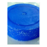 La leche capsula el azul postal