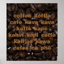 La lengua del café posters