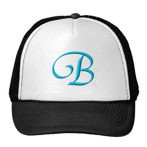 La letra B Gorros Bordados