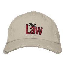 La ley - bordada - gorra (beige) gorra de béisbol