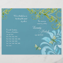 La libélula remolina voluta que florales modernos  flyer personalizado