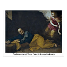 La liberación de San Pedro de Jusepe De Ribera Postal