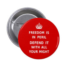 La libertad auténtica está en rojo original del pe pins