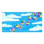 La libertad de globos tarjetas personales