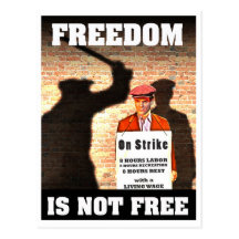 La libertad no es poster libre tarjetas postales