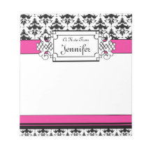 La libreta personalizada de moda del chica rosado  libreta para notas