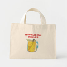 La limonada lleva el puesto de limonadas oxidado . bolsas de mano