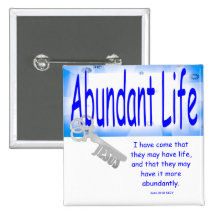 La llave a la vida abundante v2 (Juan 10: 10) Pin