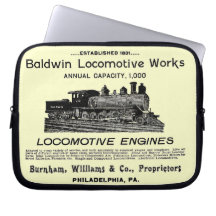 La locomotora de Baldwin funciona 1895 Funda Portátil