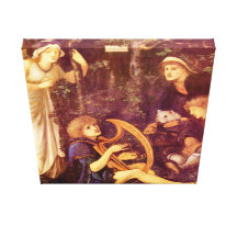 La locura del ~ Edward Burne-Jones de sir Tristram Lienzo Envuelto Para Galerias
