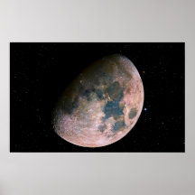 La luna de la tierra poster