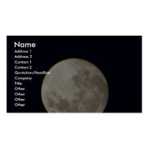 La luna del cazador tarjetas personales