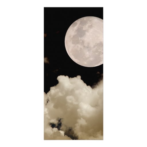 LA LUNA LLENA SE NUBLA SEPIA PLANTILLA DE LONA