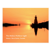 La luz del puerto de Mabou, Mabou N.S. Tarjeta Postal