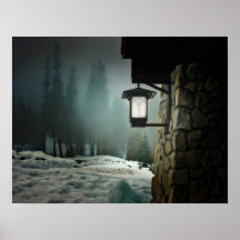 "La luz en " la impresión Poster