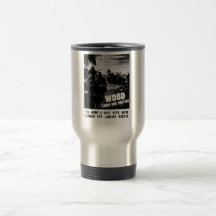 La madera aterriza nuestros combatientes -- Propag Tazas De Café