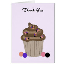 La magdalena del chocolate le agradece tarjeton