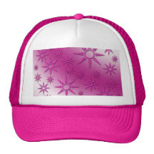 La magenta asolea el modelo inconsútil gorro de camionero
