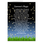 La magia del verano tarjetón
