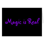 La magia es tarjeta del Real-saludo