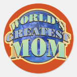 La mamá más grande de los mundos pegatinas  