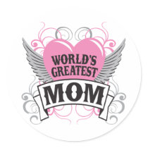 La mamá más grande del mundo pegatinas
