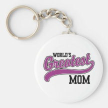 La mamá más grande del mundo llavero personalizado