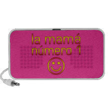 La Mamá Número 1 (mamá del número 1 en español) Laptop Altavoces