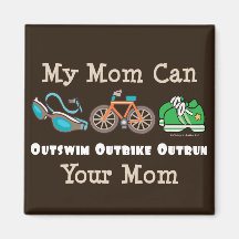 La mamá Outswim el imán superado Outbike del Triat
